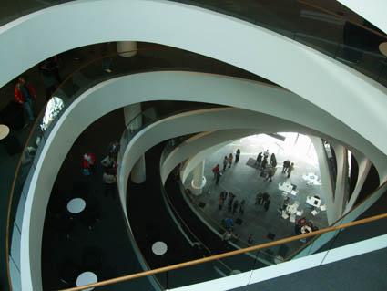 New Library Atrium looking down from above